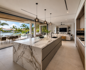 Luxury home refurbishment project featuring bespoke Italian kitchen design in Grand Cayman